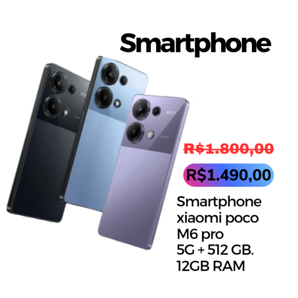Smartphone xiaomi poco M6 pro 5G